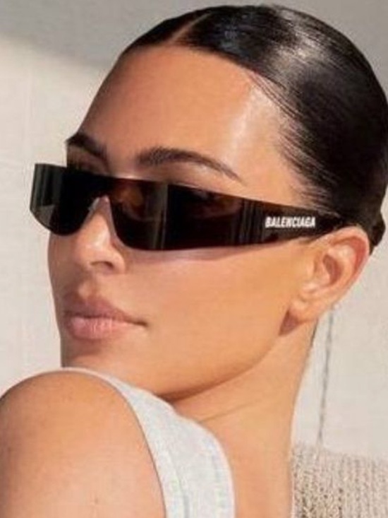 🔥 Balenciaga Wrap Gradient Orange-Yellow Shield Sunglasses  🔥 Summer Hawt🔥 - Picture 9 of 13